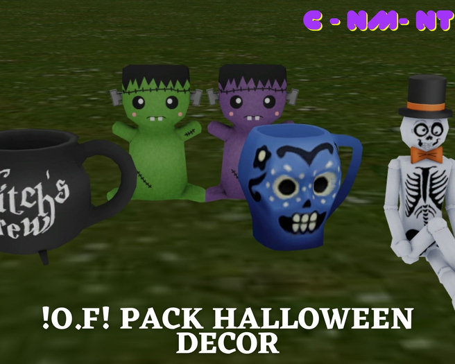 !O.F! pack halloween decor
