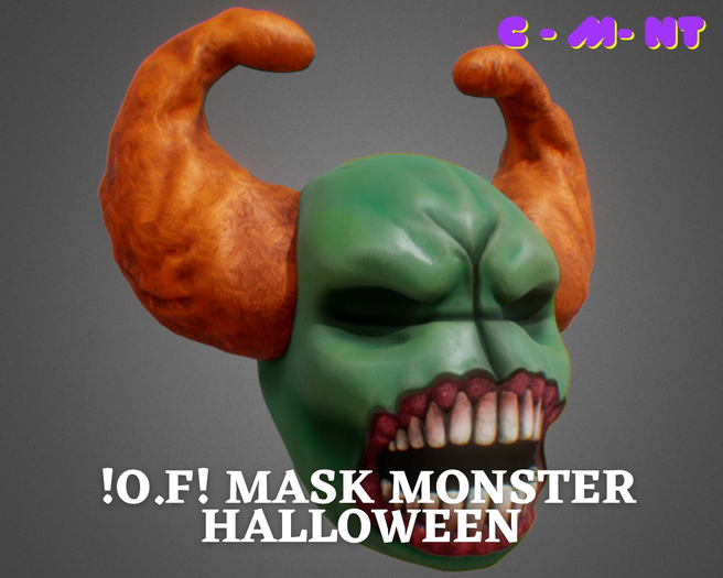 !O.F! mask monster halloween