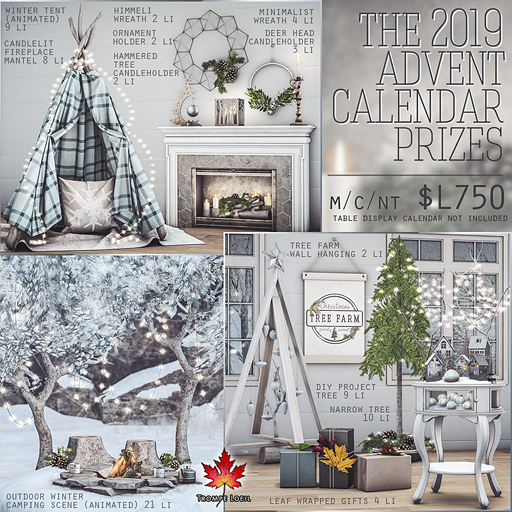Trompe Loeil - Advent Calendar 2019 Prizes