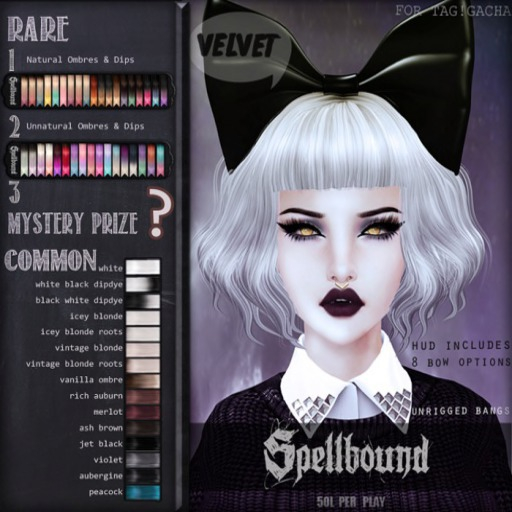 +Spellbound+ Velvet // Peacock