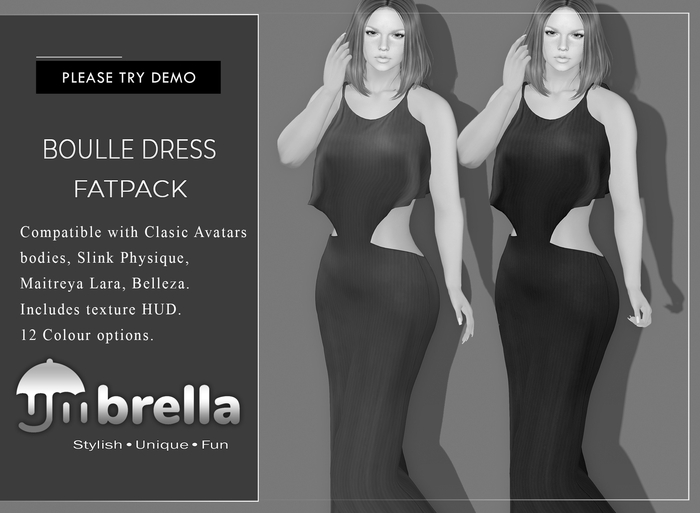 UMbreLLa - DEMO Boulle Dress MAITREYA/BELLEZA/SLINK