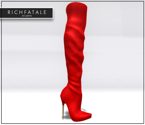 $RICH FATALE - DENISE THIGH HIGH - ROUGE