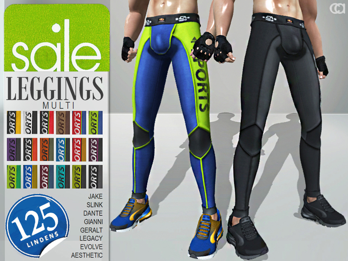 [CA] PROMO LEGGINGS PANTS GENTS MULTI