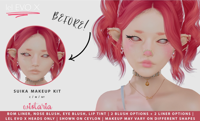 { wistaria } // suika makeup kit - lel evo x