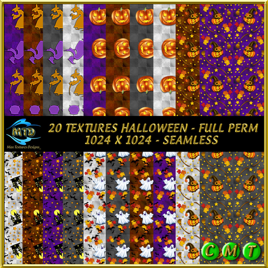 HALLOWEEN - 20 TEXTURES - FULLPERM