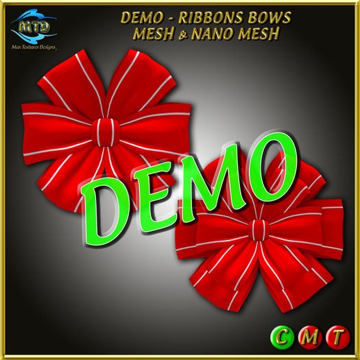 DEMO - RIBBONS BOWS - MESH & NANO MESH