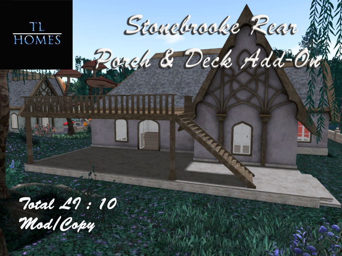 TLH Stonebrooke Rear Porch & Deck Add On Crate