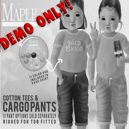 {m} CARGO PANTS: DEMO