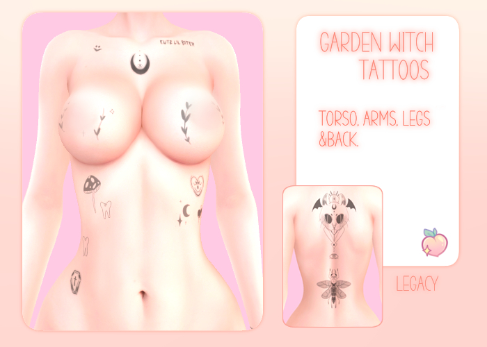 ~Peashe~ Witch tattoos BOM