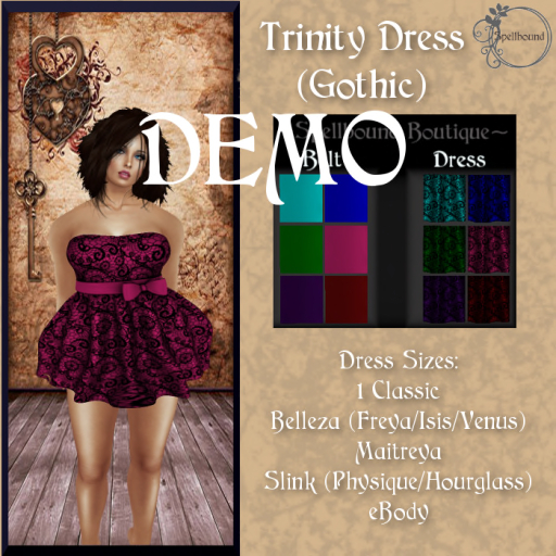 Spellbound- Trinity Dress (Gothic) DEMO