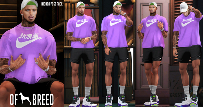 Of Breed: Djonga Pose Pack ~ Bento for Pics