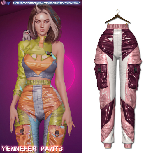 [Eternus] Yennefer Pants Bardo/Pink/White
