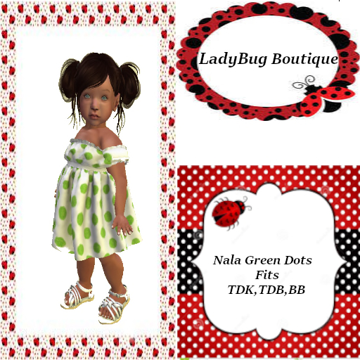 LBB NALA GREEN DOTS