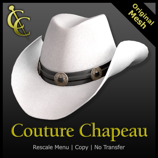 CC Reno Cowboy Hat: Felt {White}