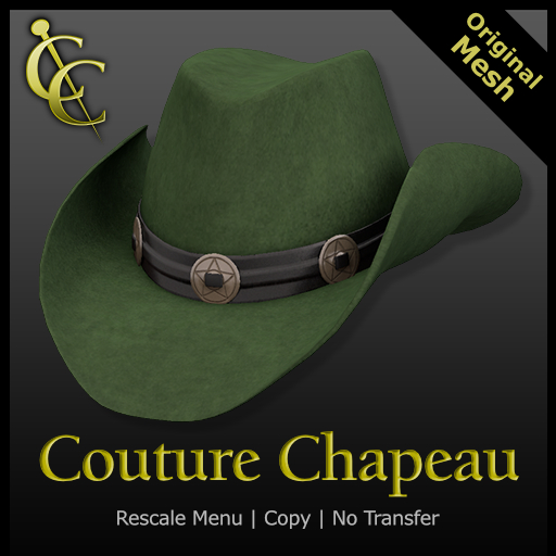 CC Reno Cowboy Hat: Felt {Moss}
