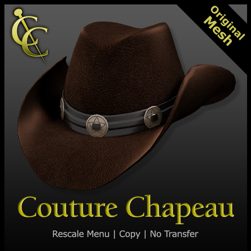 CC Reno Cowboy Hat:Leather {Brown}