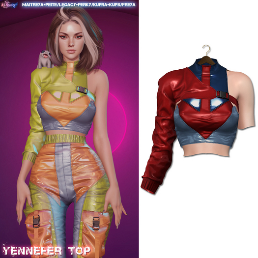 [Eternus] Yennefer Top Blue/Red/Sky