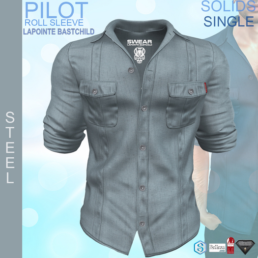 Shirt Pilot Steel