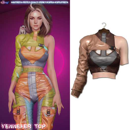 [Eternus] Yennefer Top Brown/Grey