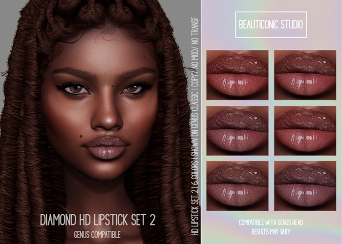 [BS] DIAMOND HD LIPSTICK SET 2 (GENUS)