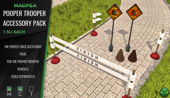 MadPea Pooper Trooper Accessory Pack