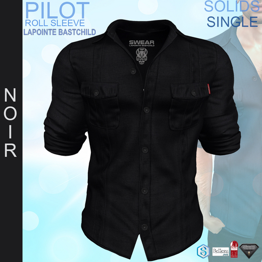 Shirt Pilot Black