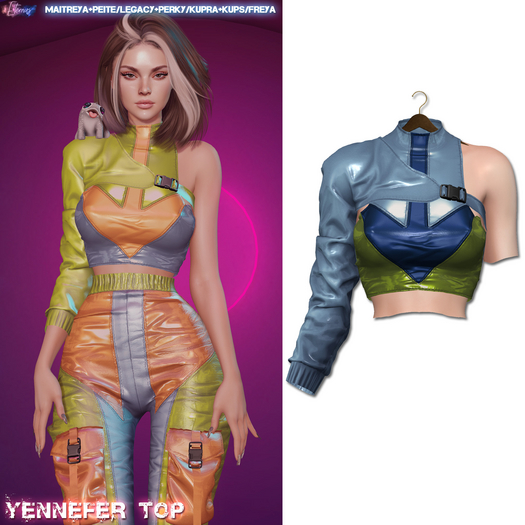 [Eternus] Yennefer Top Sky/Blue/Green