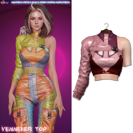 [Eternus] Yennefer Top Bardo/Pink/Red