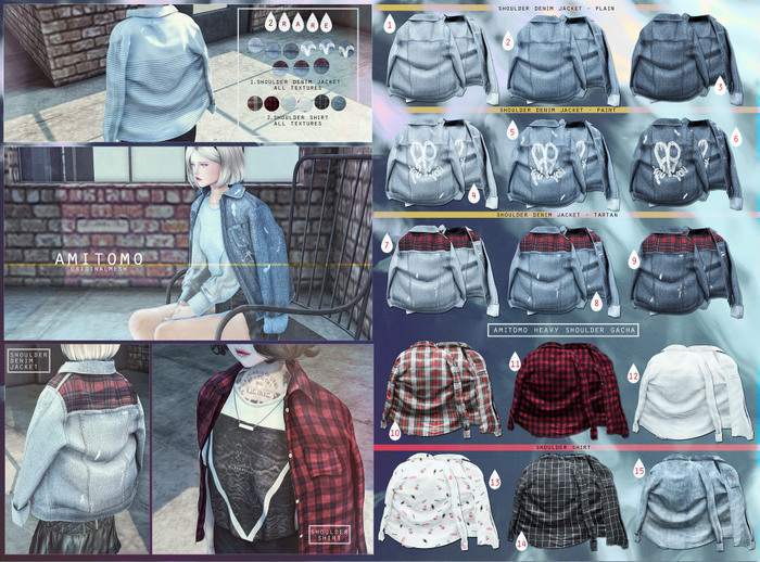 AMITOMO.Heavy shoulder gacha #8 S