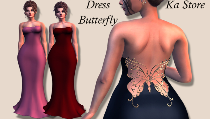 Ka store_Dress _Butterfly_Fat Pack