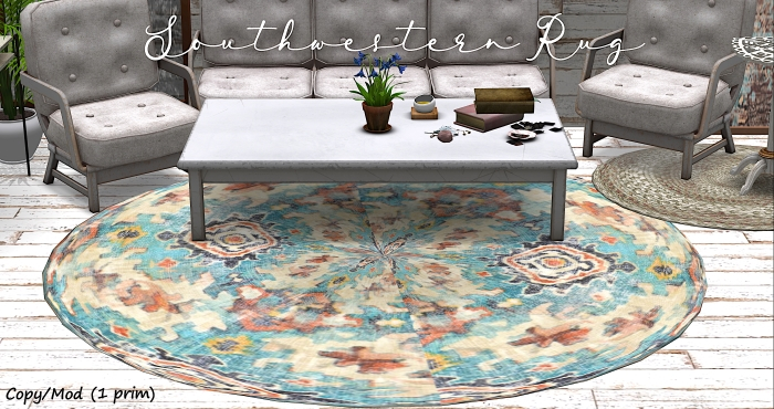 :KOYUKI: Southwestern Rug - Prim Rug (1prim each) 