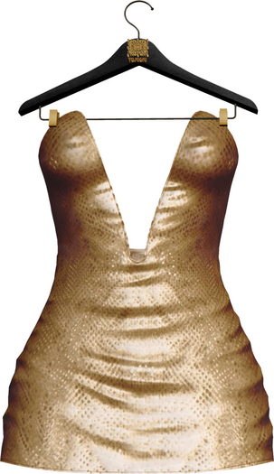 TO.KISKI - Sol Mini Dress  / Gold (add me)