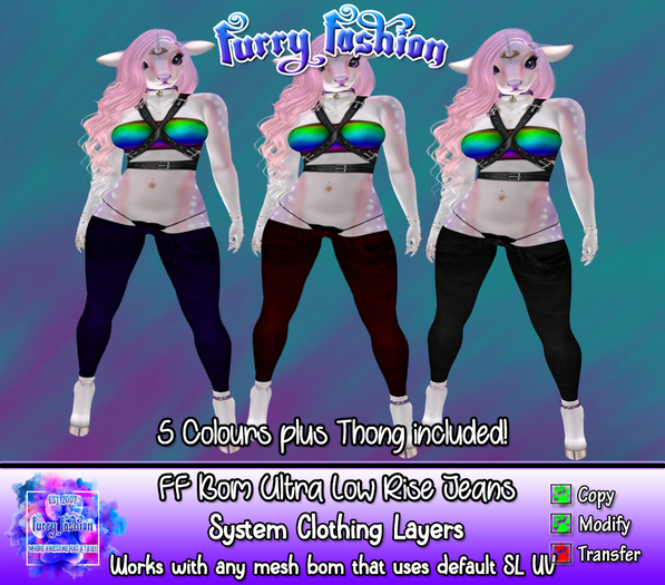 ~FF~ Bom Ultra Low Rise Jeans