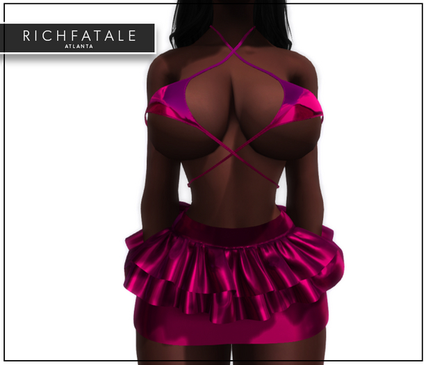 $RICH FATALE - PENELOPE PEPLUM DRESS - DOLL