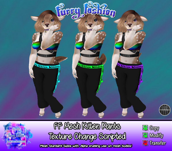 ~FF~ Mesh Kitten Pants