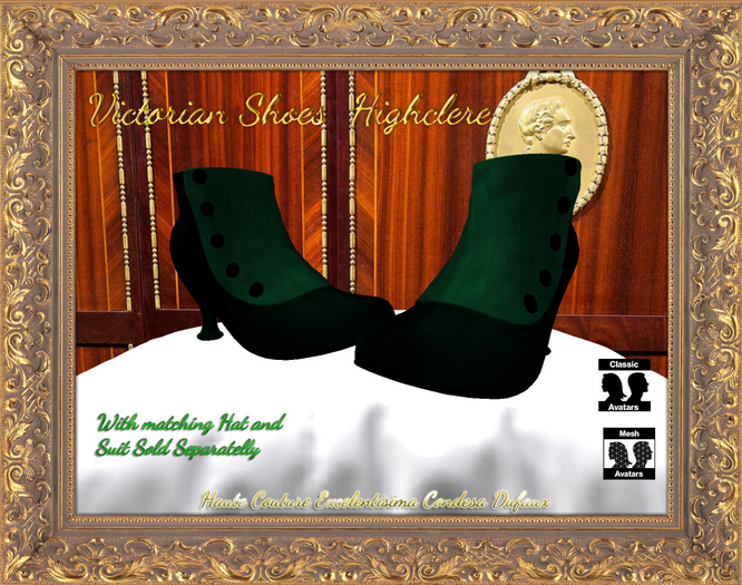 Victorian Palaces Shoes  Model Highclere