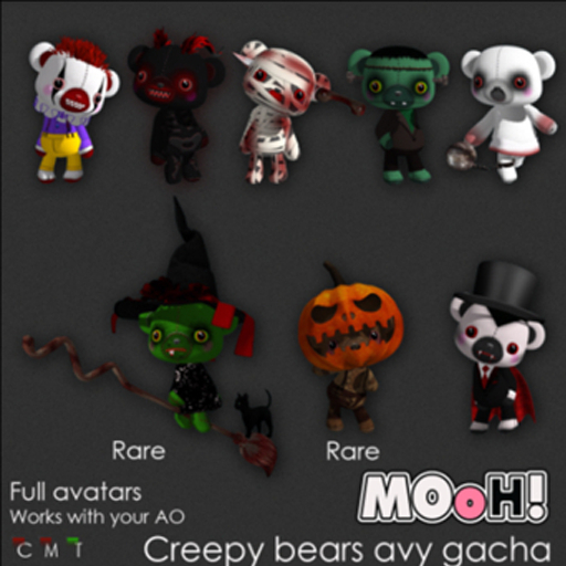 06 MOoH! Witch bear avatar RARE
