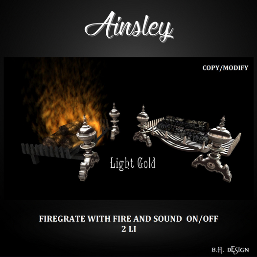 BHD AINSLEY LIGHT GOLD