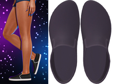 Marley Slip On Skater Sneakers [Eggplant] - Maitreya • Legacy • Reborn