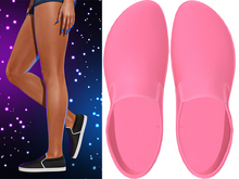 Marley Slip On Skater Sneakers [Bubblegum Pink] - Maitreya • Legacy • Reborn