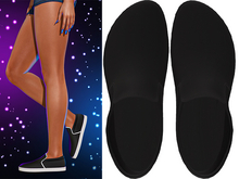 Marley Slip On Skater Sneakers [Black] - Maitreya • Legacy • Reborn