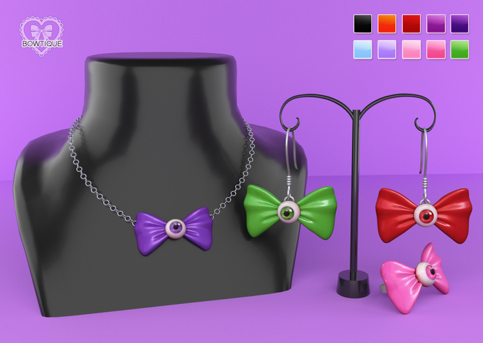 Bowtique - Eyeball Bow Jewelry Set
