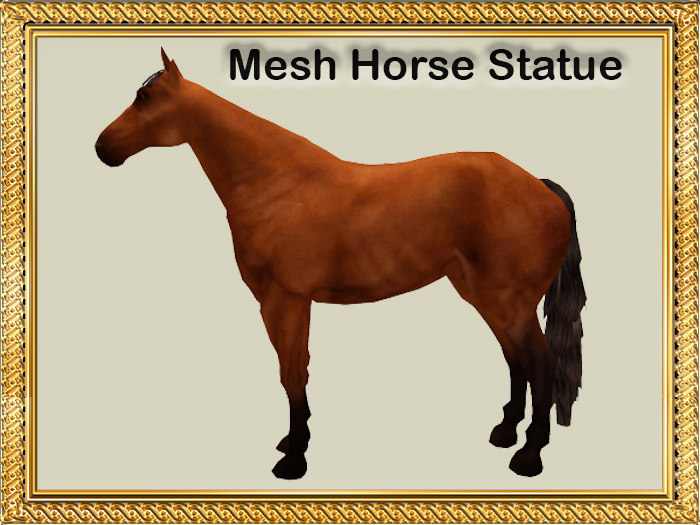 DEMO-RI-HORSE STATUE 6P