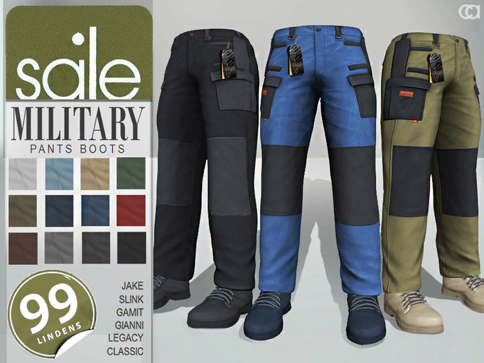 [CA] PROMO CARGO PANTS BOOTS GENTS