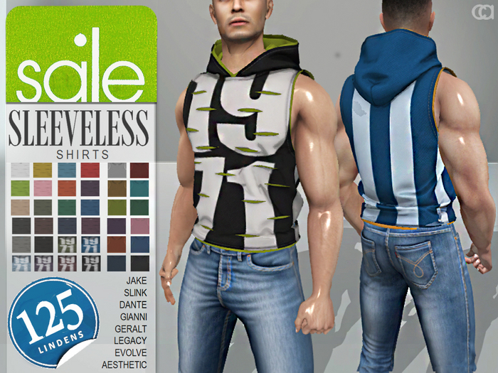 [CA] PROMO SLEEVELESS SHIRTS GENTS