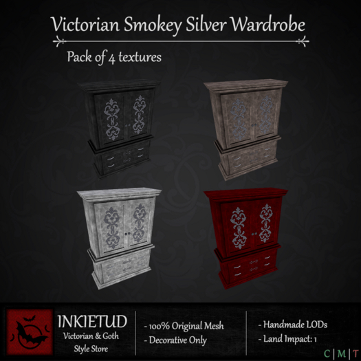 [INKIETUD] Victorian Smokey S Wardrobe (Boxed)