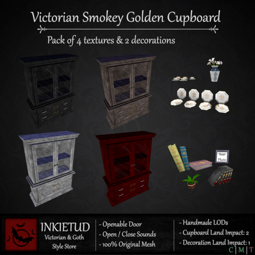 [INKIETUD] Victorian Smokey G Cupboard (Boxed)