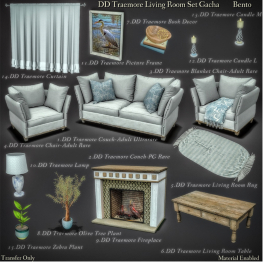 6.DD Traemore Living Room Table