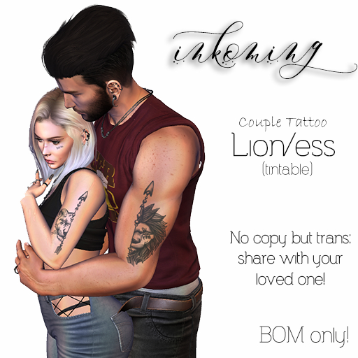 [INK] Lion/ess Couple Tattoo
