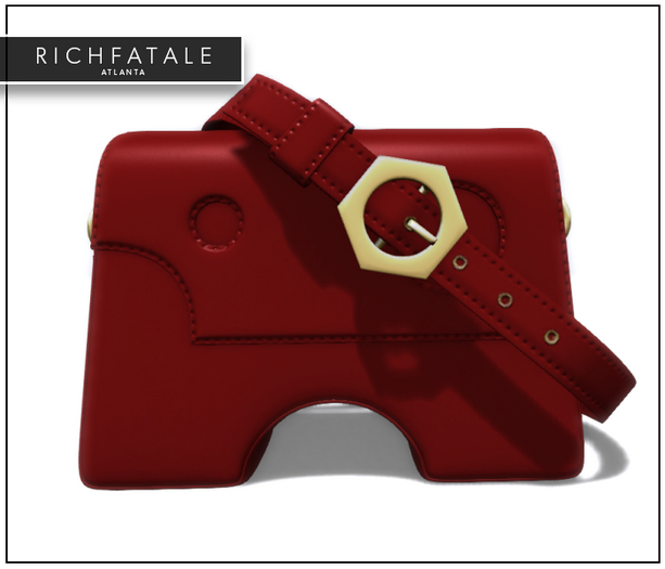 $RICH FATALE - SWISS BAG - ROUGE
